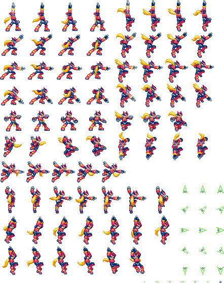 Mega Man Sprite Sheet Animation