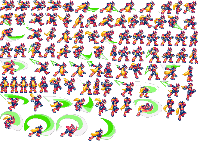 Mega Man Sprite Sheet