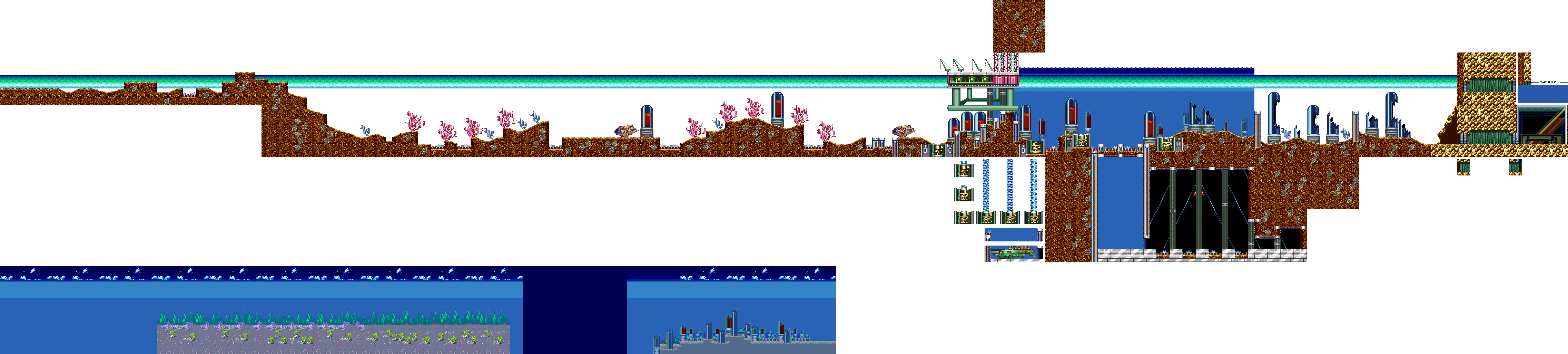 Megaman Level Sprite Map