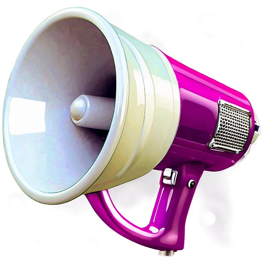 Megaphone With Handle Png 05252024