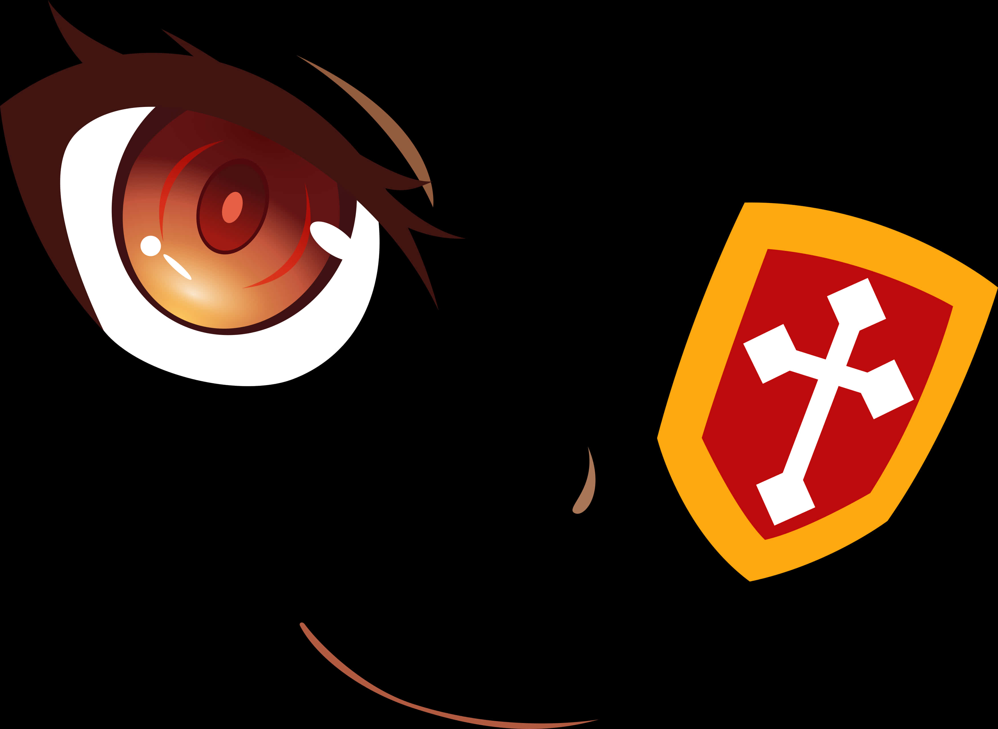 Megumin Eyeand Badge Graphic