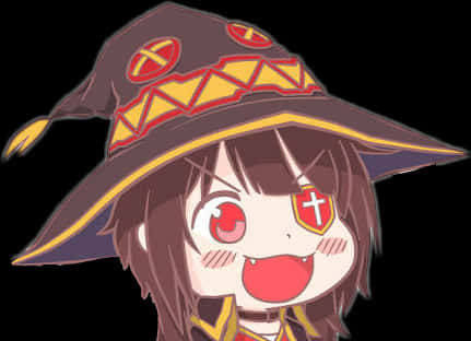 #megumin #konosuba - Megumin Chibi, HD Png Download PNG with transparent background