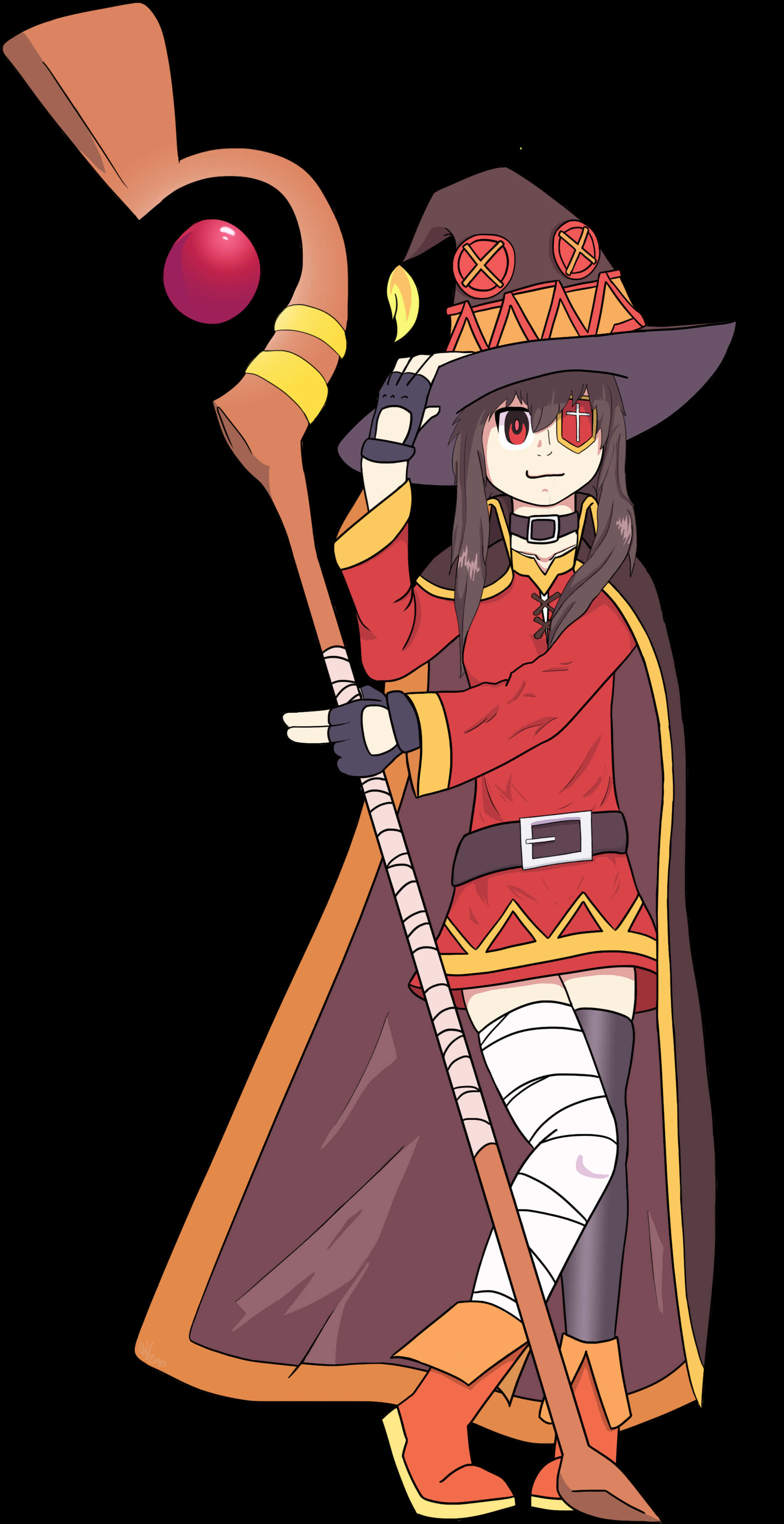 Megumin Png Transparent , Png Download - Megumin Transparent Background, Png Download PNG with transparent background