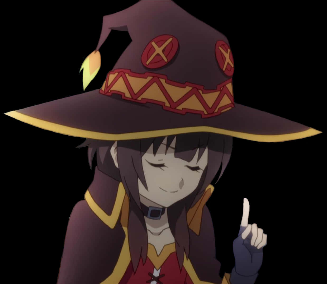 Megumin Smug, HD Png Download PNG with transparent background