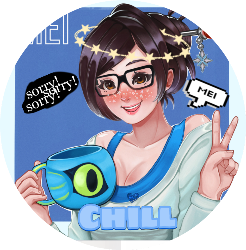 Mei Overwatch Chill Mug Artwork