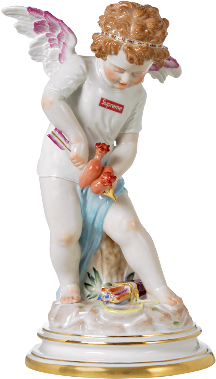 Meissen Marks Blue Crossed Swords & Augustus Rex Marks - Supreme X Meissen, HD Png Download PNG with transparent background