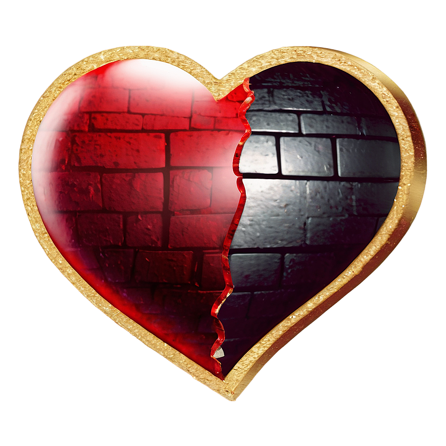 Melancholy Broken Heart Emoji Png Isc80