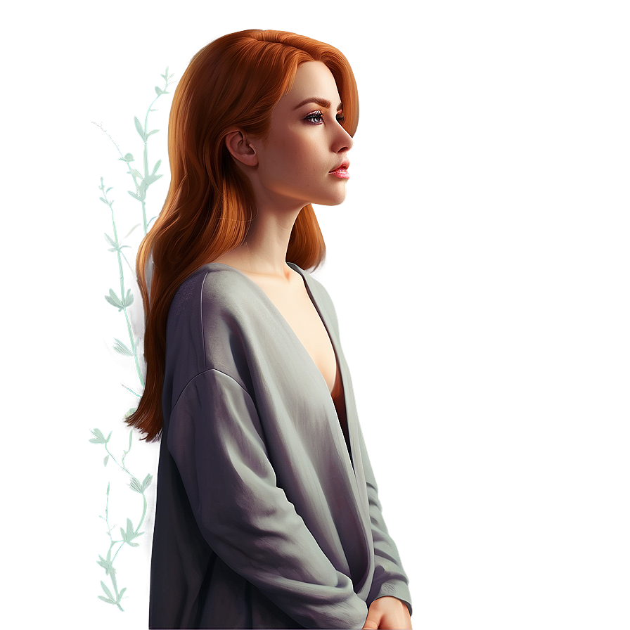 Melancholy Mood Art Png 05212024