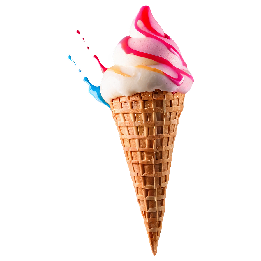 Melting Ice Cream Cone Png 62