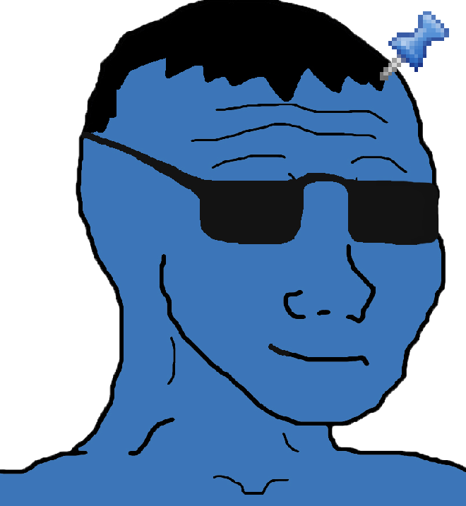 Meme Man Cool Expression Sunglasses