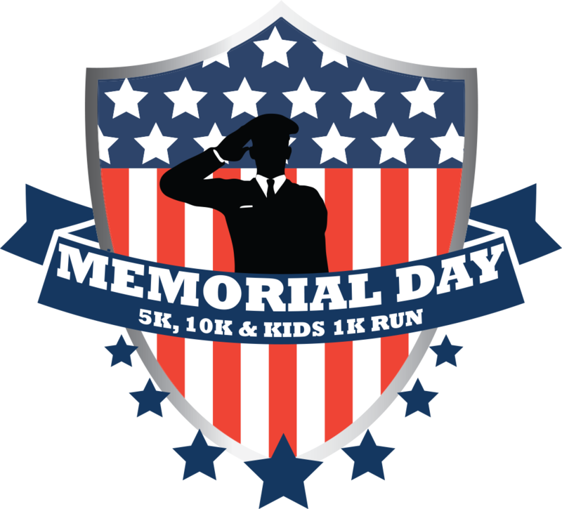 Memorial Day Run Event Logo