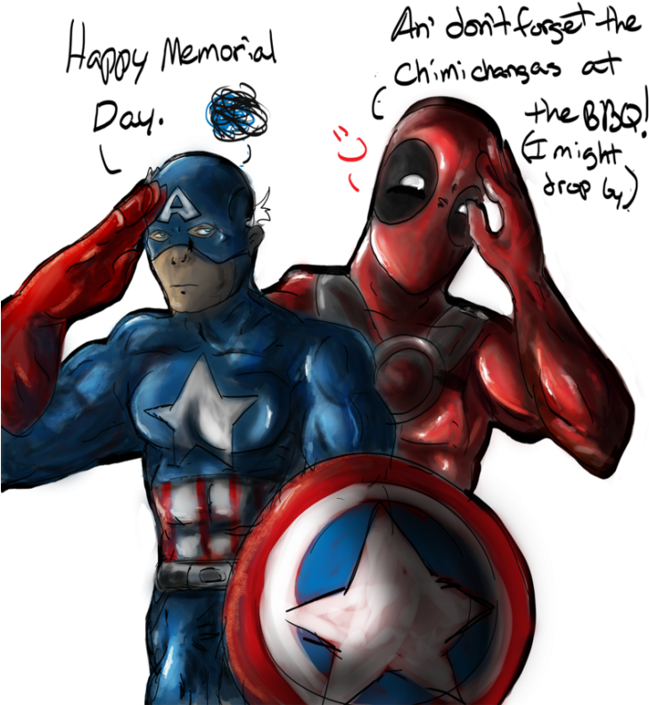 Transparent Happy Memorial Day Png - Captain America Memorial Day, Png Download PNG with transparent background