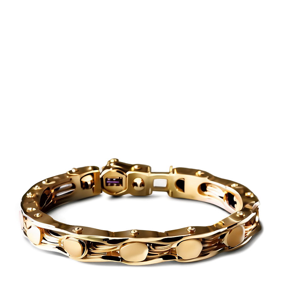 Men's Gold Bracelet Style Png 99