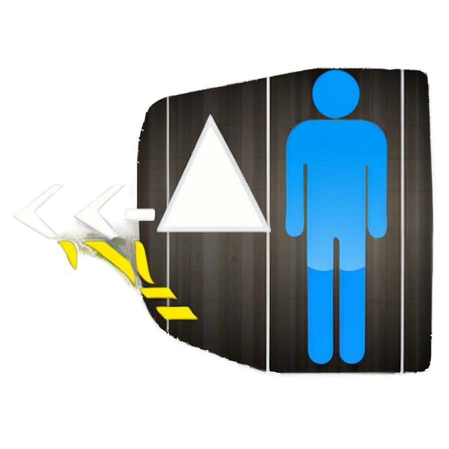 Men's Restroom Sign Png Bdj