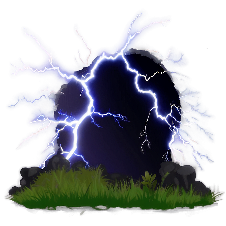 Menacing Lightning Strike Png 87