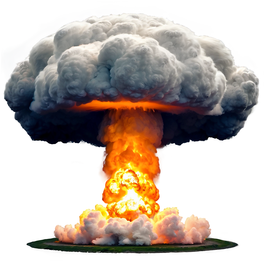 Menacing Nuclear Explosion PNG swq42 PNG with transparent background