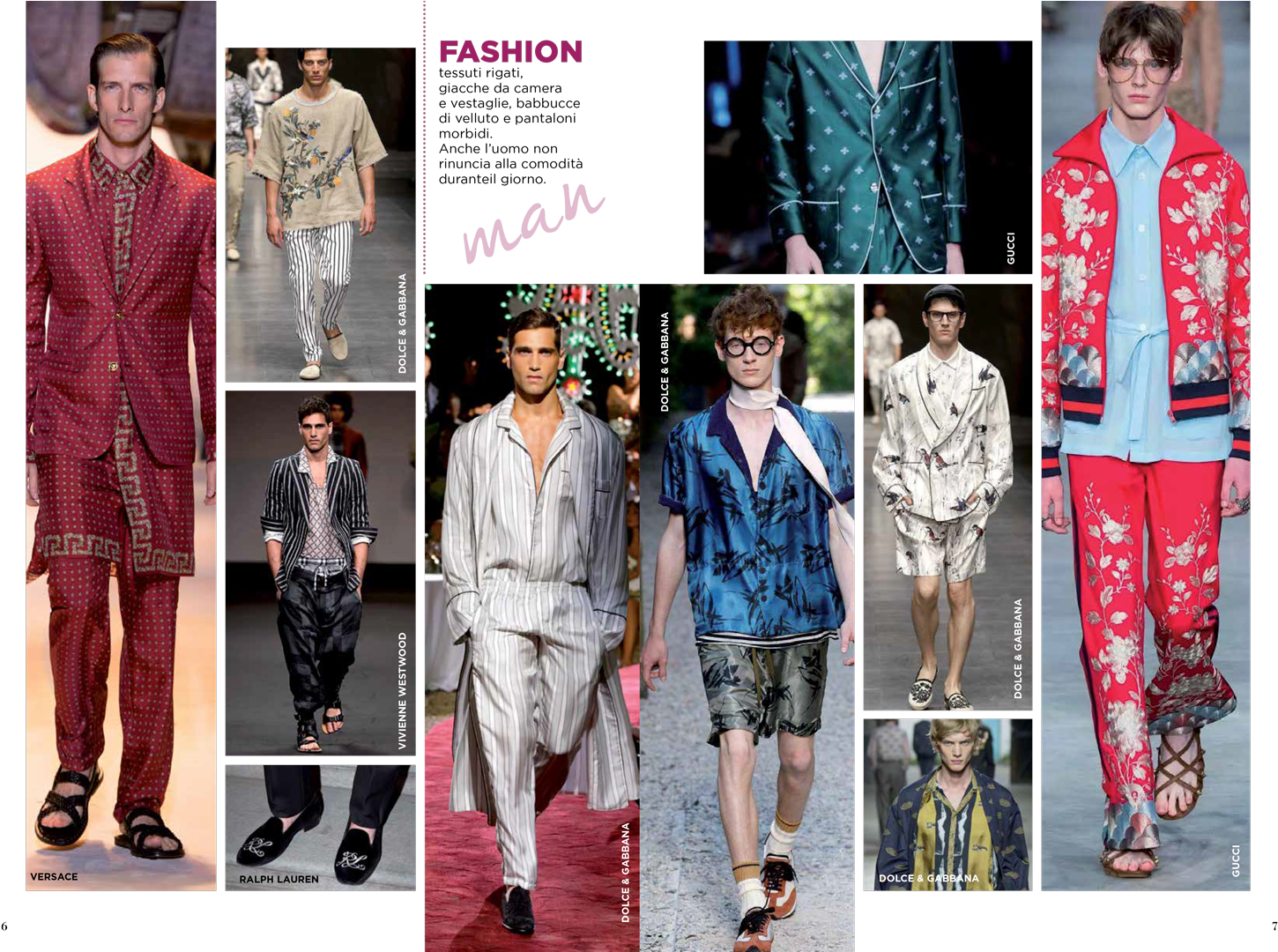 Mens Designer Fashion Runway Collection