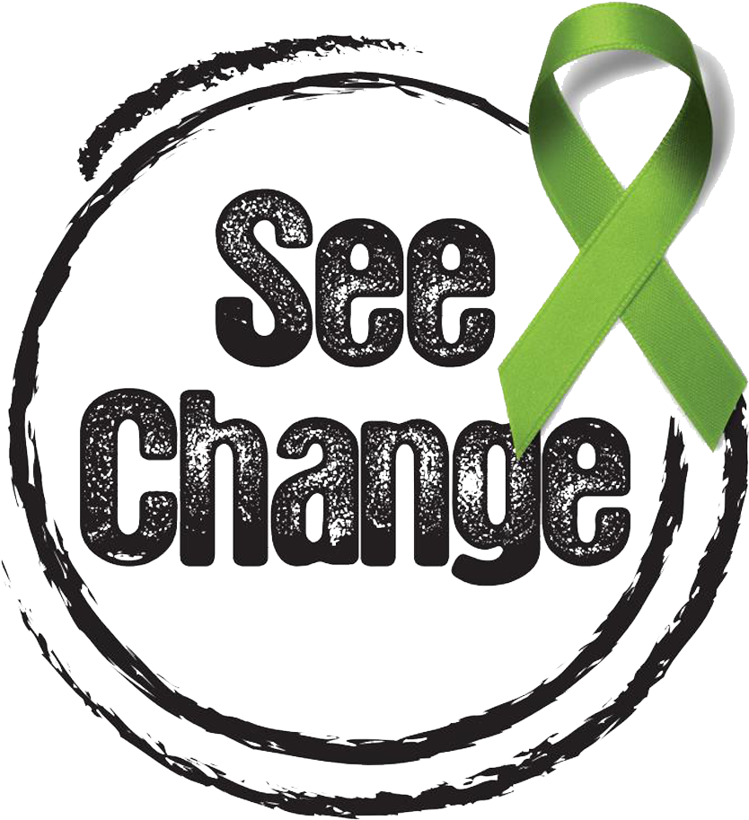 Mental Health Awareness Ribbon Logo PNG with transparent background