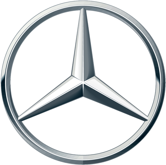 Mercedes Benz Logo Silver