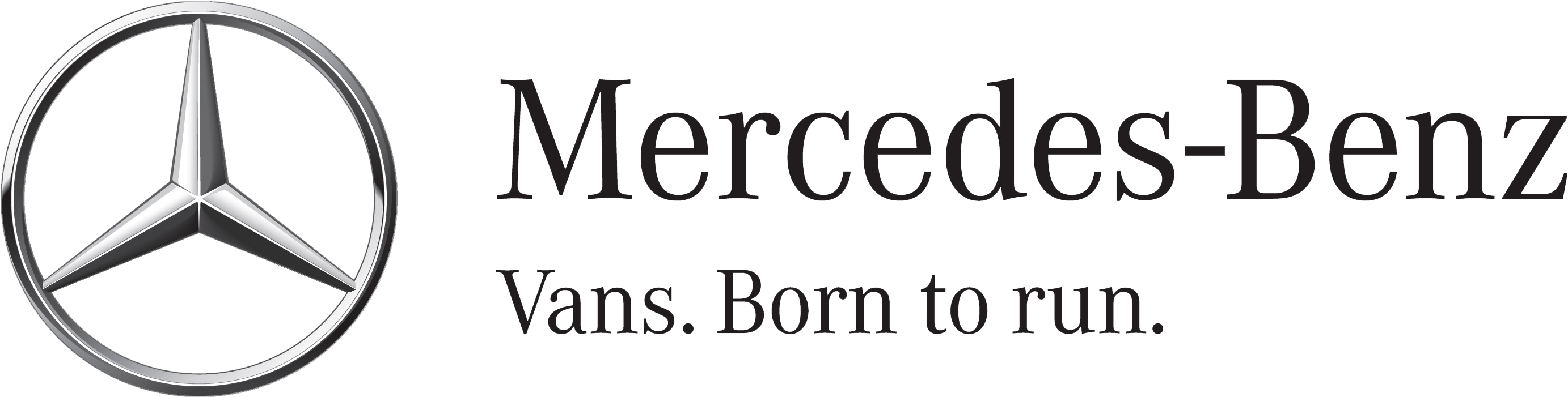 Mercedes Benz Vans Bornto Run Logo