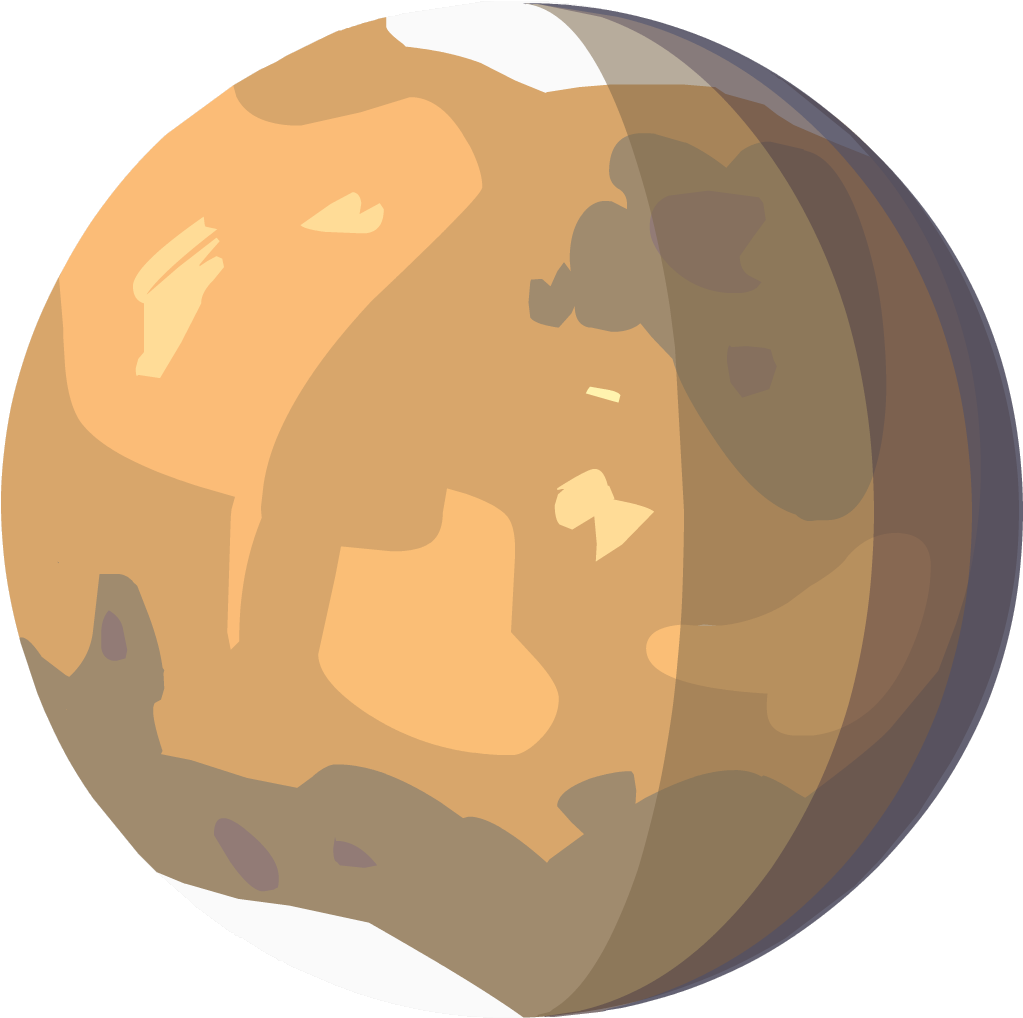 Mars Planet Png - Mercury Planet Cartoon Png, Transparent Png PNG with transparent background