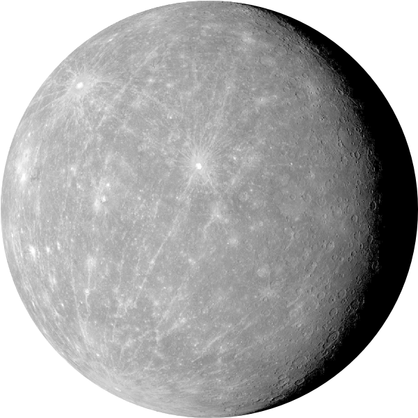 Mercury Planet Surface Texture