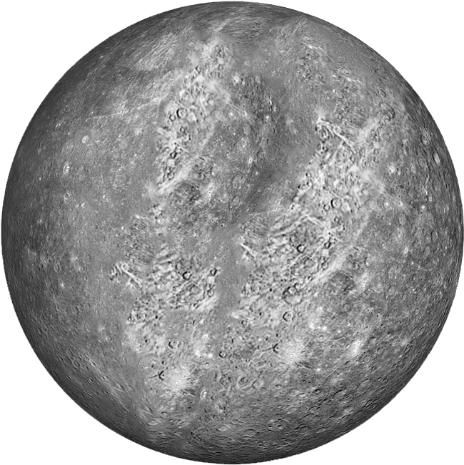 Mercury Planet Surface Texture