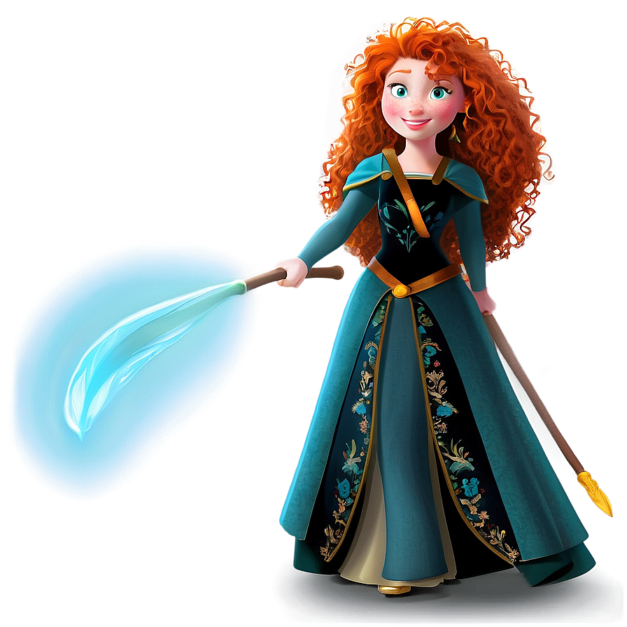 Merida Disney Princess PNG qsp PNG with transparent background
