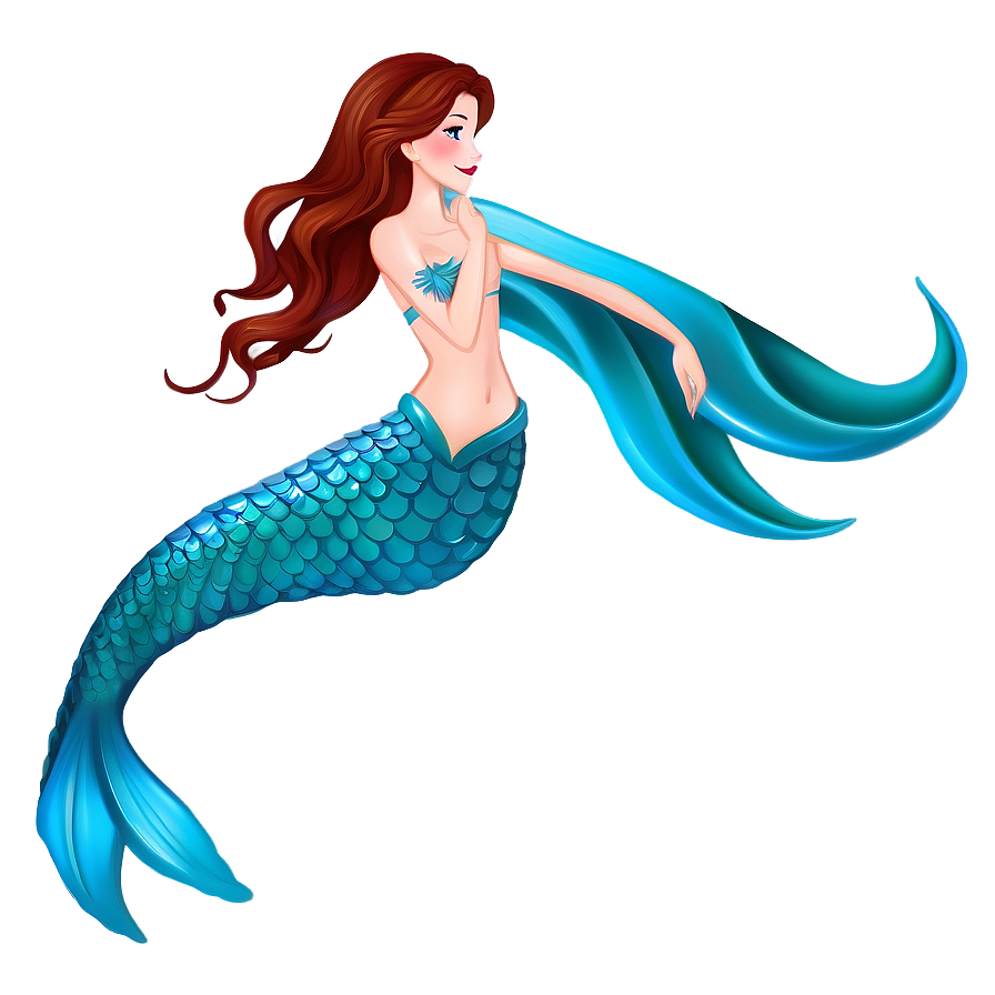 Mermaid Siren Design Png Fei30