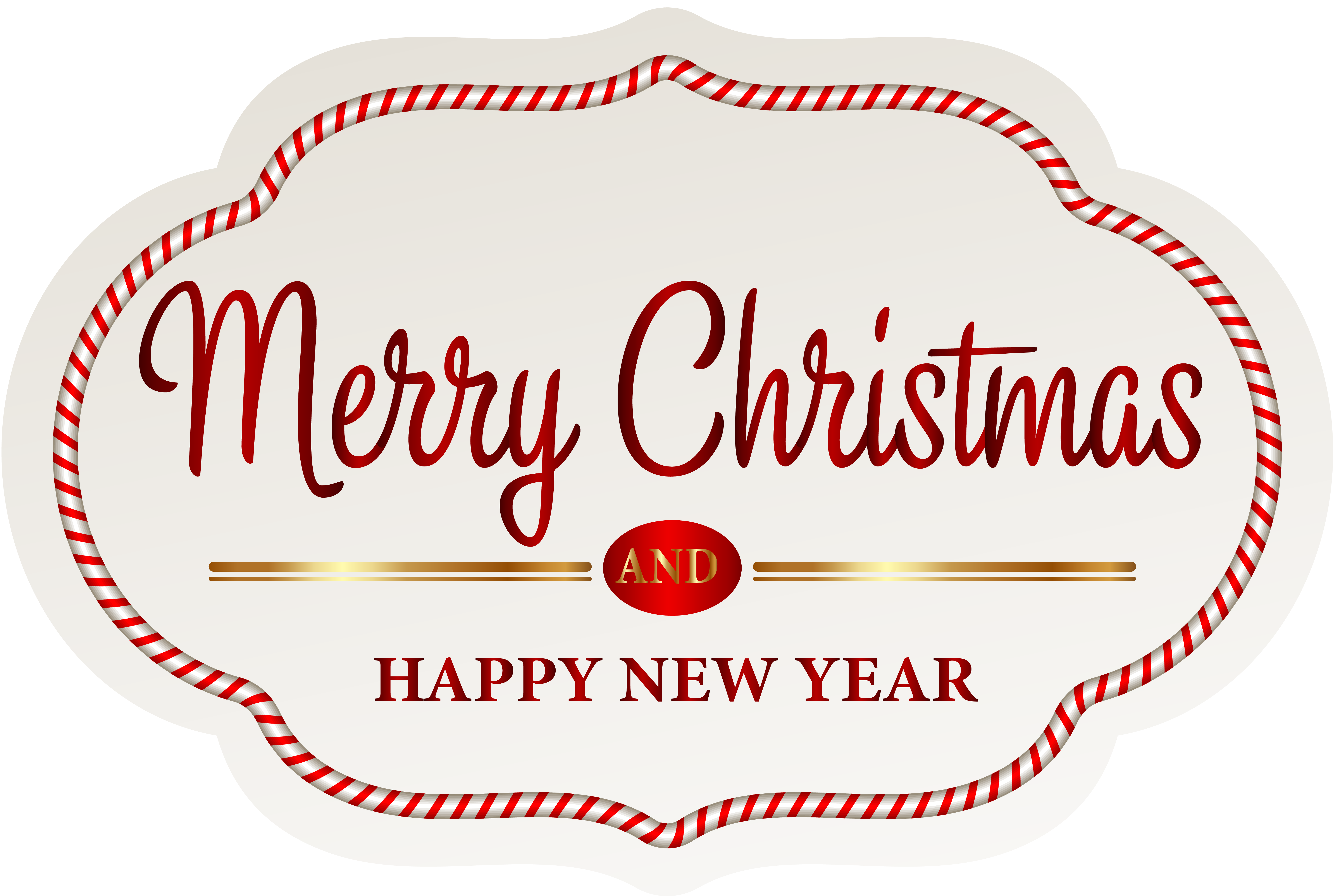 Christmas Label Paper Gift Clip Art - Label, HD Png Download PNG with transparent background