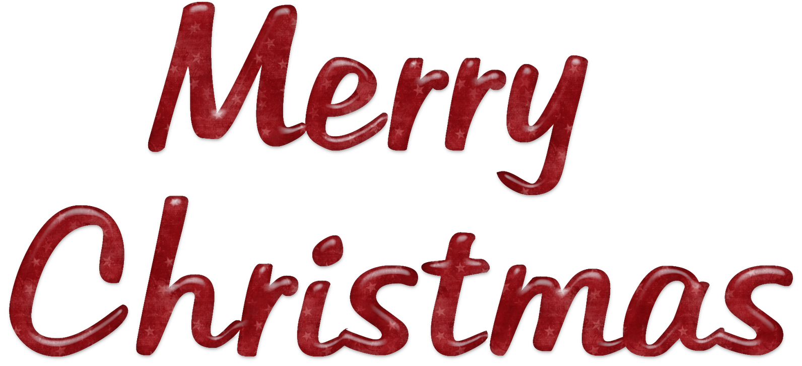 Merry Christmas Text Graphic