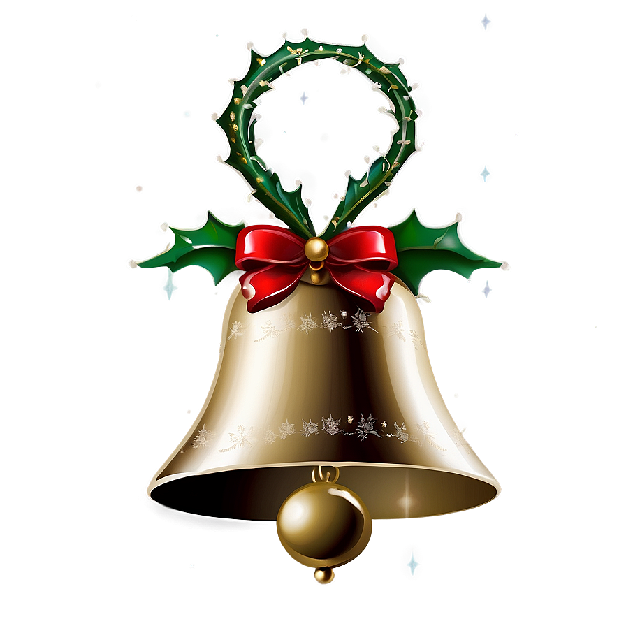 Merry December Bells Png Puo