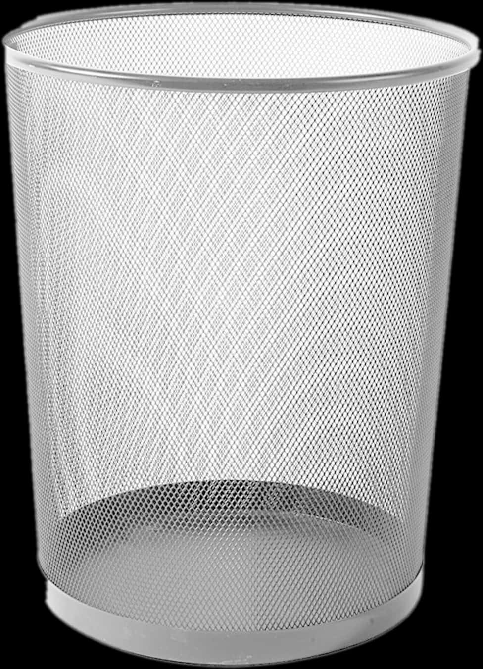 Mesh Waste Basket Empty