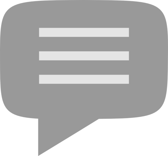 Message Icon Speech Bubble