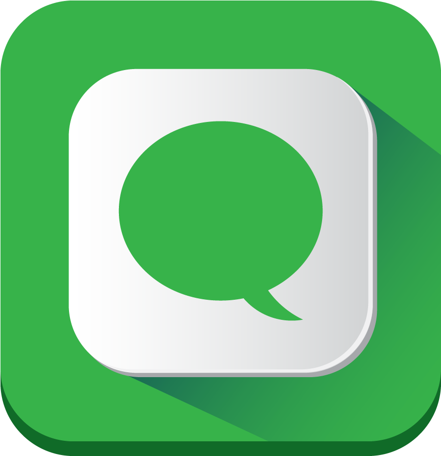 Messaging App Icon 901x931 PNG image with a transparent background, free high-resolution download