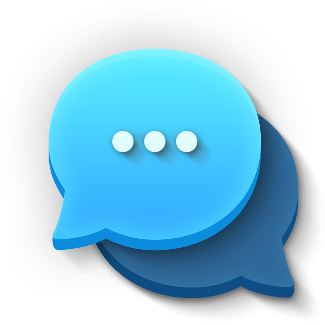 Messaging App Icon 648x648 PNG image with a transparent background, free high-resolution download