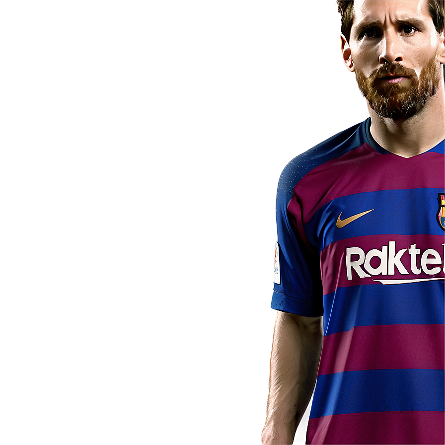 Messi Barcelona Uniform Png Vax