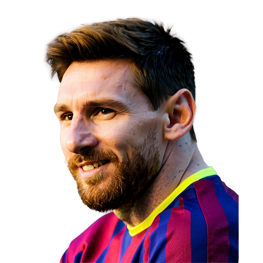 Messi Close-up Smiling Png 05032024