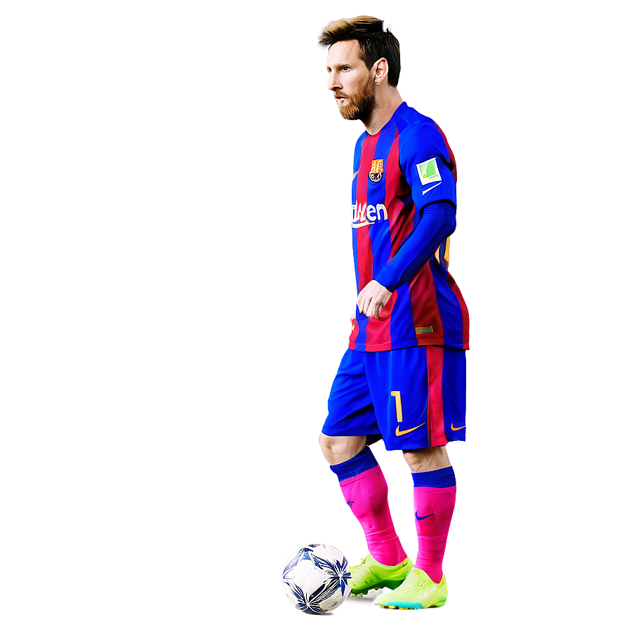 Messi Free Kick Pose Png 50