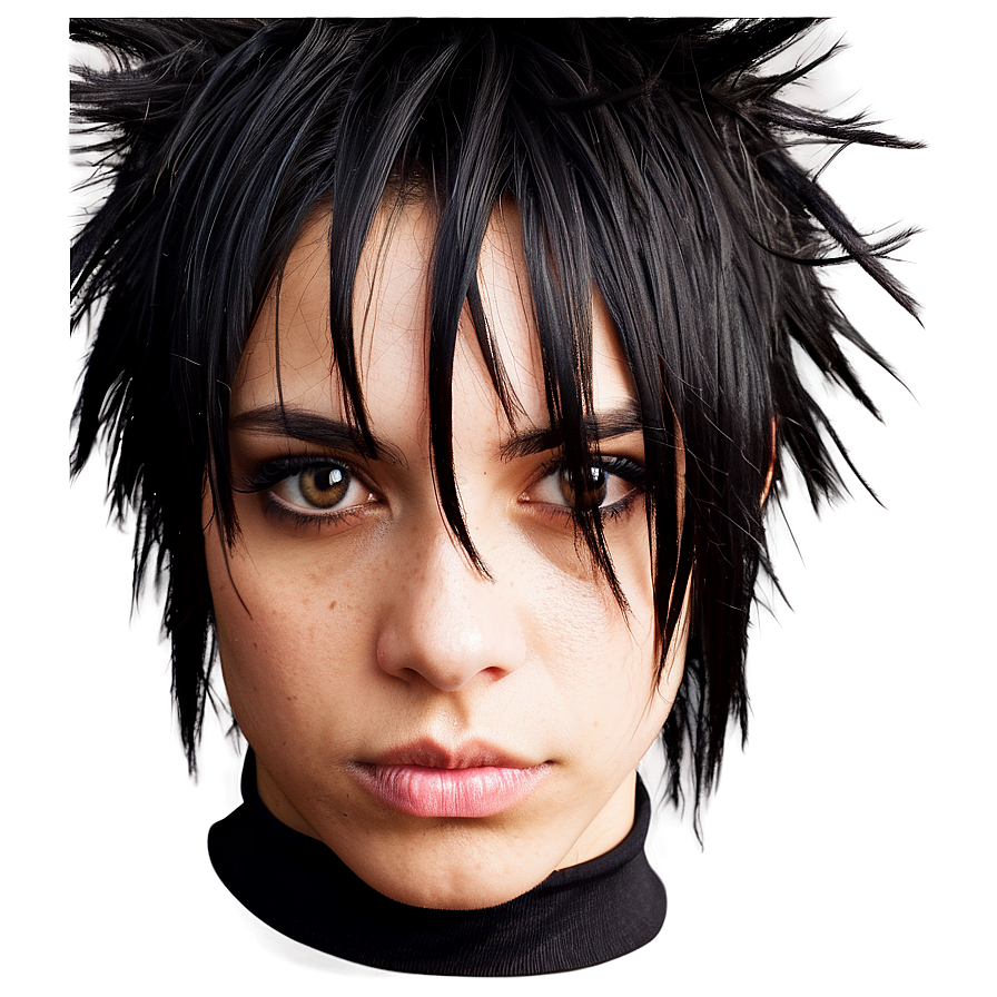 Messy Emo Hair Texture Png 05252024