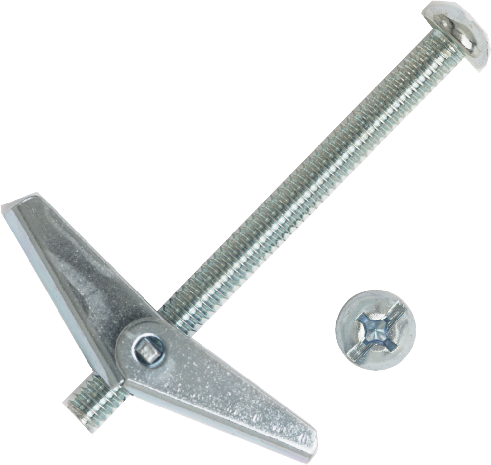 3/16'x4 - Toggle Bolt, HD Png Download PNG image with a transparent background, free high-resolution download