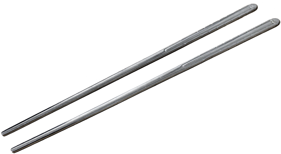 Korean Metal Chopsticks - Metal Chopstick, HD Png Download PNG image with a transparent background, free high-resolution download