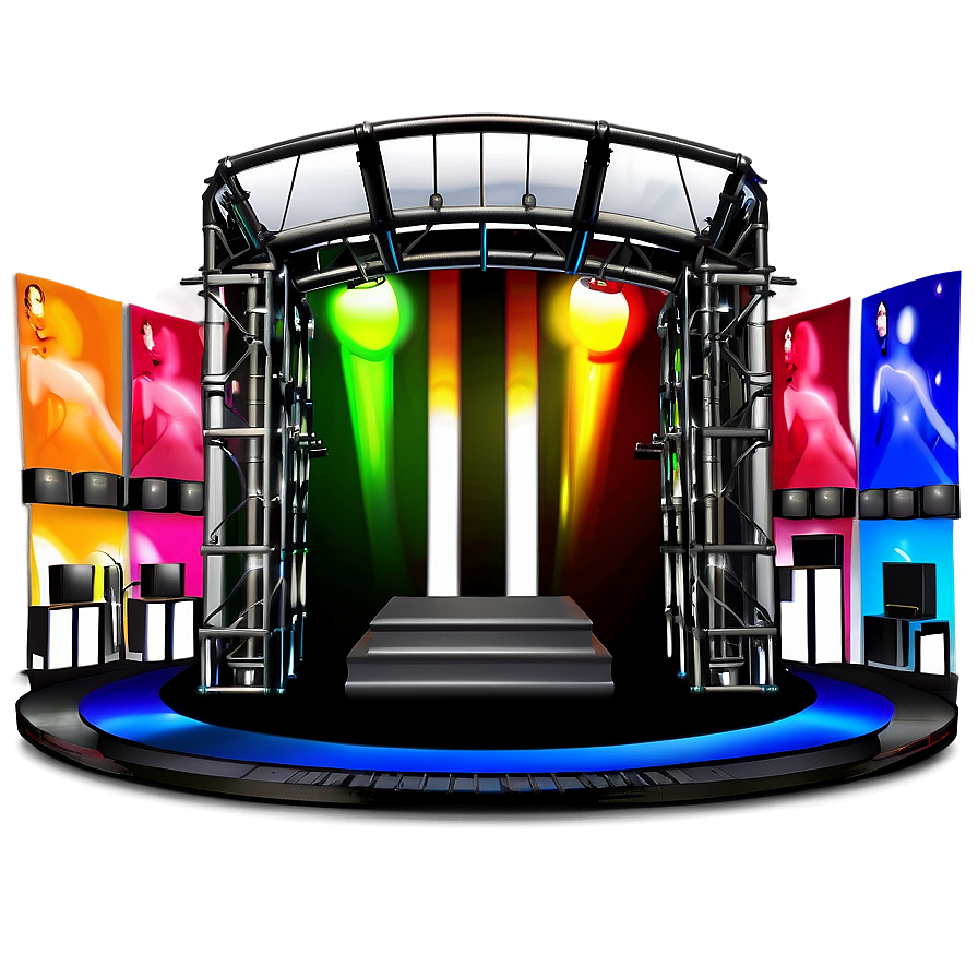 Metal Concert Stage Design Png Fym37