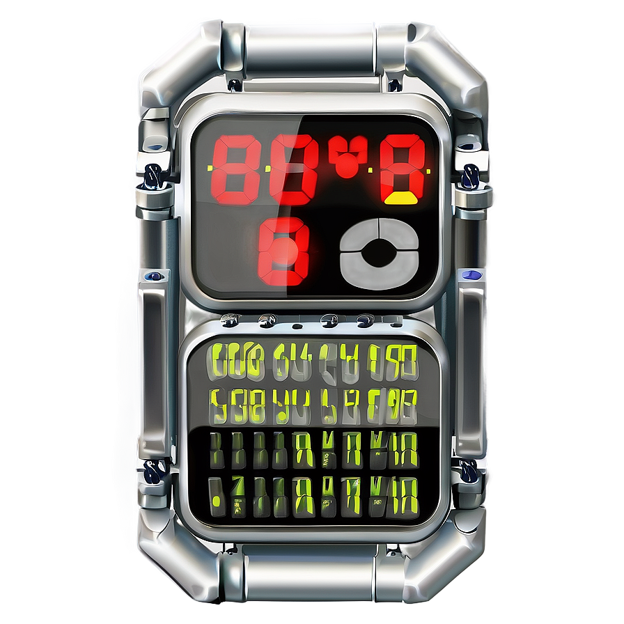 Metal Countdown Timer Png 06282024