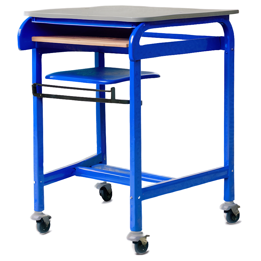 Metal Frame Student Desk Png Wri