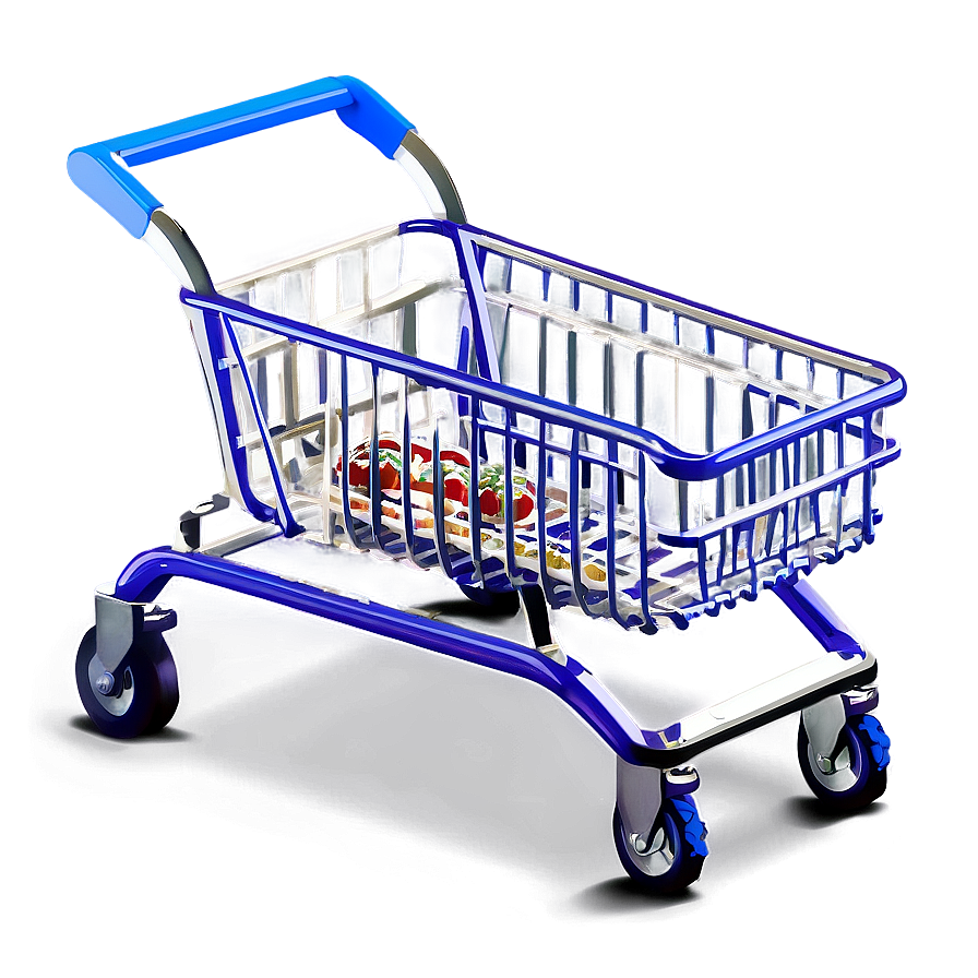 Metal Grocery Cart Png Pia46