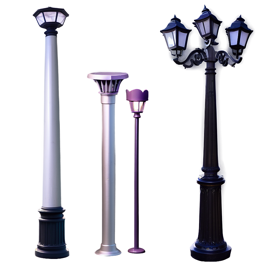 Metal Light Pole Png 06212024