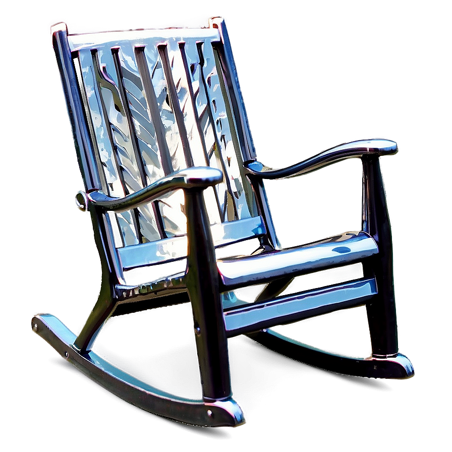 Metal Rocking Chair Png Awn59