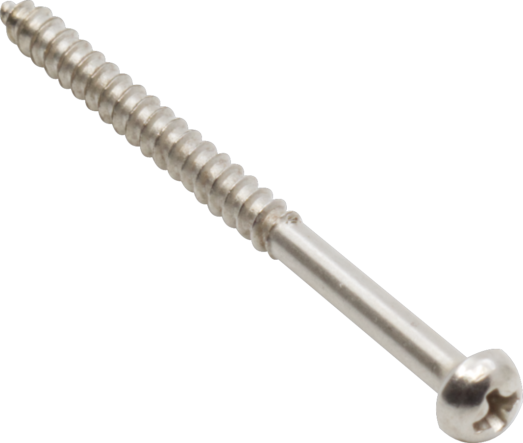 Metal Screw Isolated Background