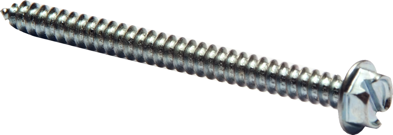 Metal Screw Isolatedon White